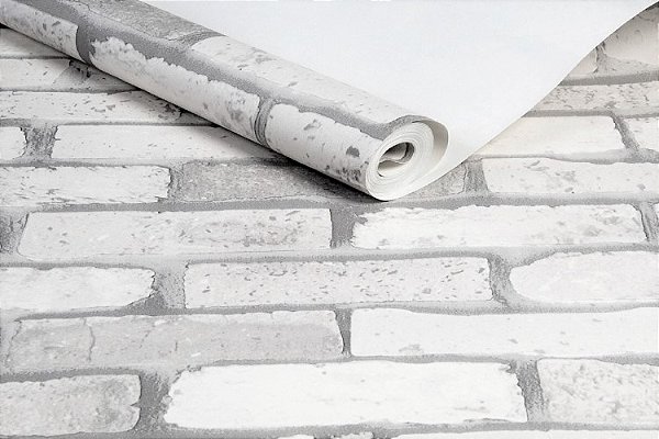 Papel de Parede Magnific AB-55/56/57 - Tijolinho A Vista Vinílico - Rolo de 9,50mx53cm