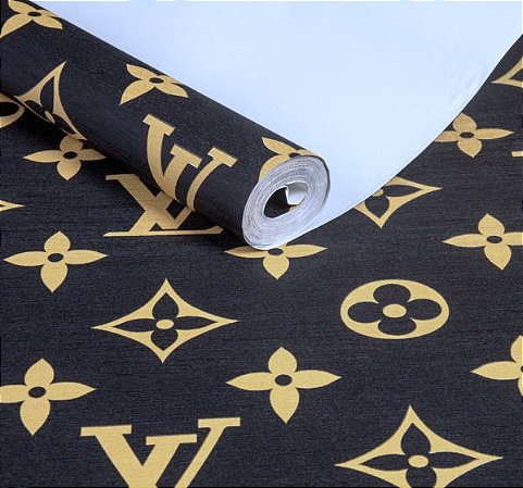 Papel De Parede Magnific Louis Vuitton Vinílico Texturizado WP48 Rolo de 10mx53cm