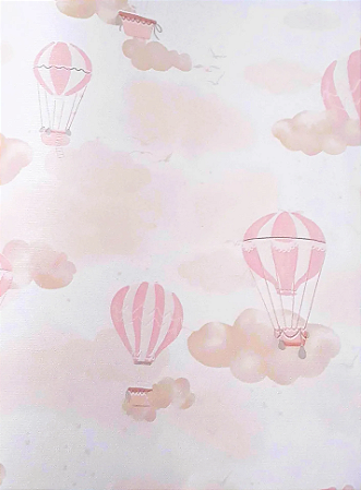 Papel de Parede Sonhos Bobinex 4247 Balão, Céu, Nuvem Vinílico Rolo de 10m
