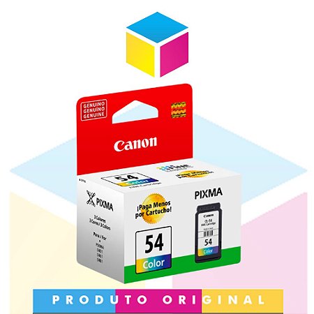 Cartucho de Tinta Canon CL 54 CL 54 Colorido | Original 6,2ml