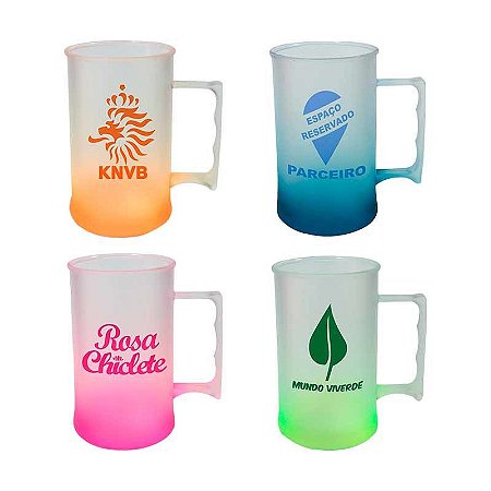 CANECA DE CHOPP 300 ML EM DEGRADÊ PERSONALIZADA