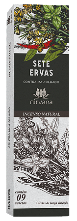 INCENSO NATURAL NIRVANA DE SETE ERVAS