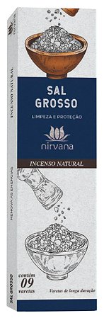 INCENSO NATURAL NIRVANA DE SAL GROSSO