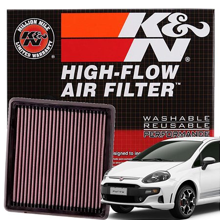 Filtro de Ar Esportivo K&n Inbox 33-2935 Fiat Punto 1.4 T-jet E Punto 1.8 Linea Kn