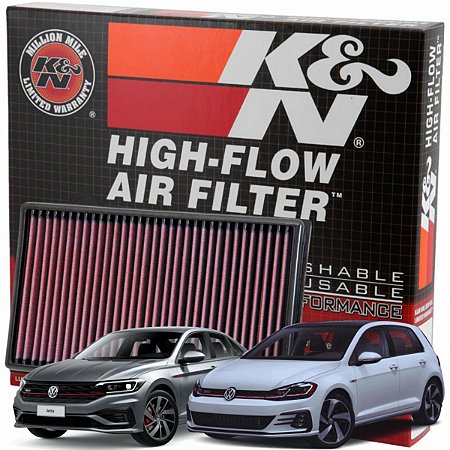 Filtro De Ar Esportivo K&n Inbox Original Jetta GLI 2.0 350 TSI 2019 Em Diante