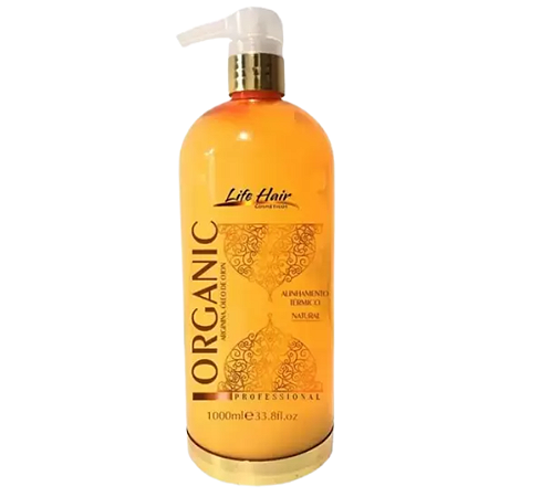 Escova Progressiva Organica Sem Formol Life Hair Alisamento 1L