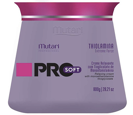 Thiolamina Creme Relaxante Extreme Force - Pro Soft PROF 800g - Mutari