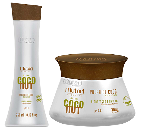 Kit Nutrição para Cabelos Ressecados - Mutari Coconut