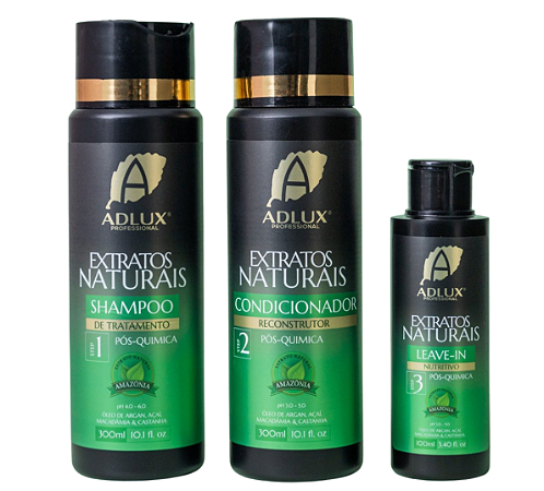 Kit Extratos Naturais Manutenção – 3 Passos