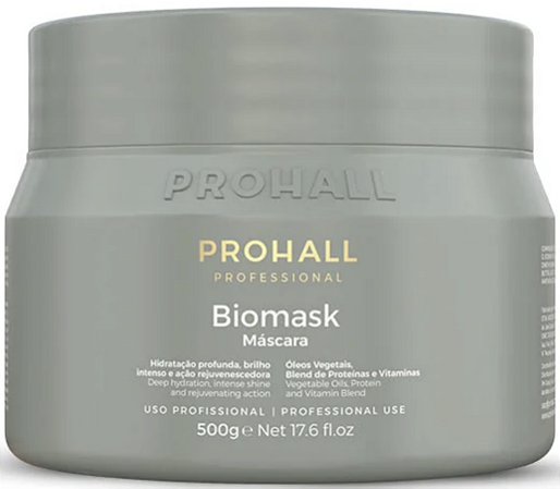 Máscara Ultra Hidratante Biomask Professional 500g Prohall