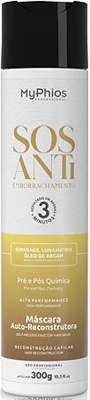 SOS Antiemborrachamento - Máscara Reconstrução Capilar 300ml MyPhios
