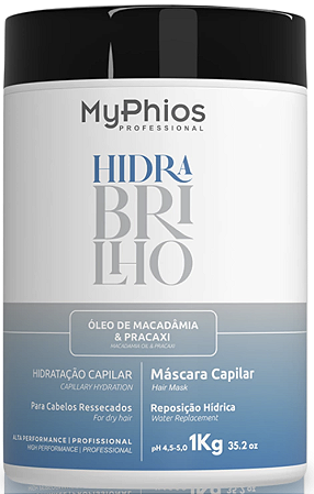 Hidra Brilho - Máscara Hidratação Capilar 1kg MyPhios