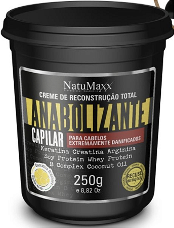 Máscara Anabolizante Capilar 250g Natumaxx