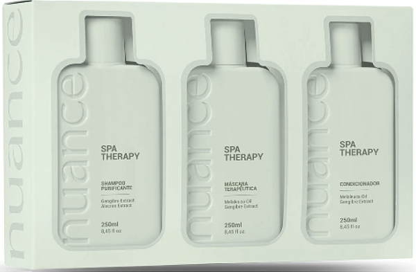 Box Spa Therapy Hair Care 250ml - Kit 3 peças
