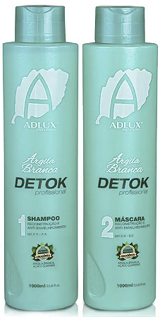 Kit Argila Branca Detok Profissional – 2 Passos