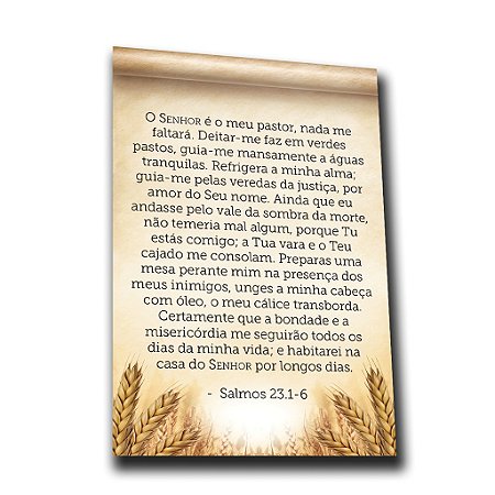 Folheto Salmo 23 10x14  500 unidades
