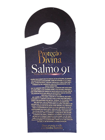 Protetor Proteção Divina Salmo 91 - 100 UNIDS