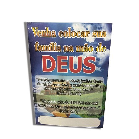 Folheto Família na mão de Deus – 500 unids
