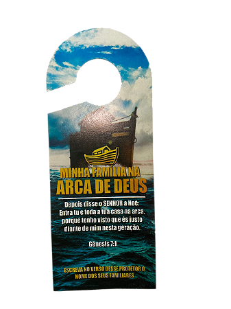 Protetor Família Na Arca De Deus - 100 UNIDS