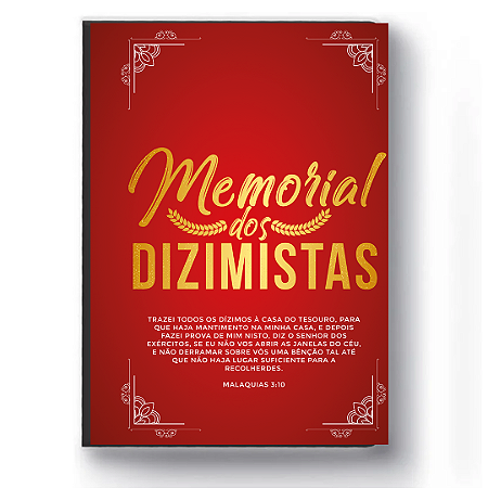 Caderno de Oração dos Dizimistas – Modelo 016
