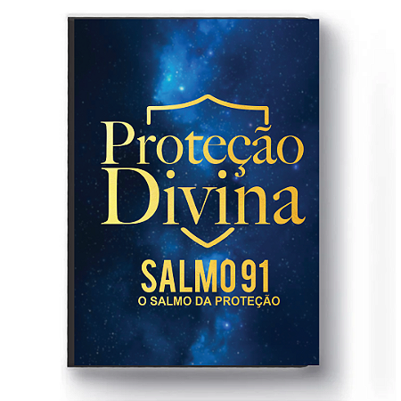 Caderno de Oração Proteção Divina capa dura 96 folhas