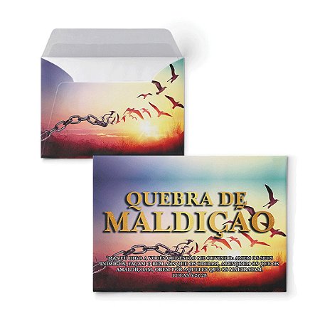 Envelope Colado Quebra de Maldição - 100 unid