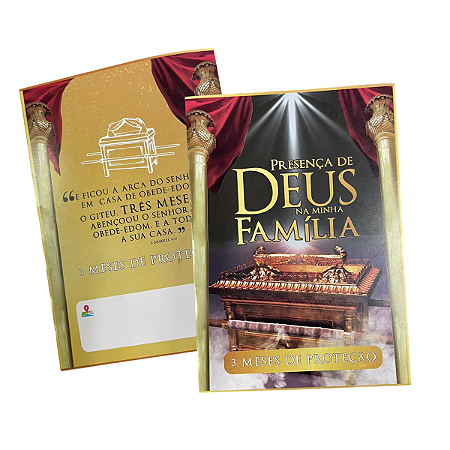 Pasta Da Família Arca Da Aliança -100 unidades
