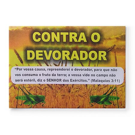 Envelope Colado Contra o Devorador 1 - 100 unid