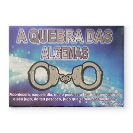 Envelope Colado A Quebra das Algemas - 100 unid