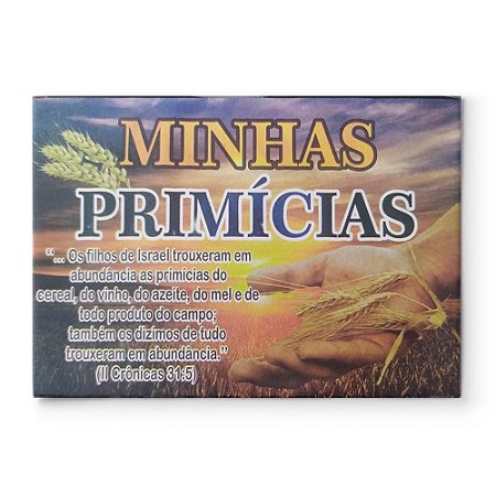 Envelope Minhas Primícias Colado - 100 unid