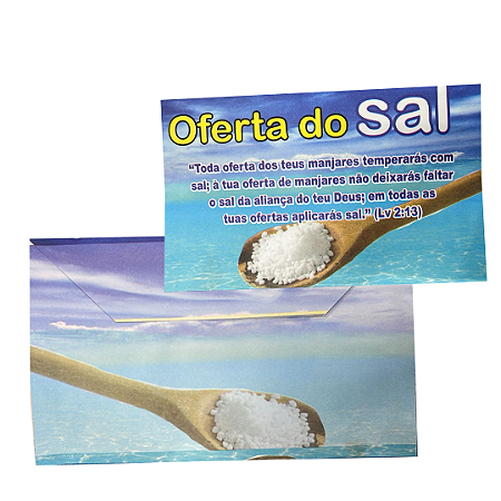 Envelope Oferta do Sal colado 100 unidades