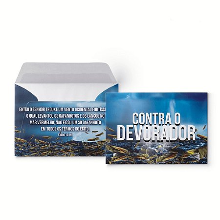 Envelope Colado Contra o Devorador  - 100 uni