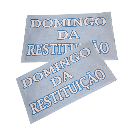 Envelope Domingo de Restituição Igreja Mundial IMPD