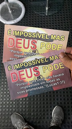 Envelope de Oferta e Dízimo - O Deus do Impossível