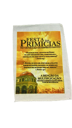 Saquitel Festa das Primícias dizimo e oferta 25 unidades