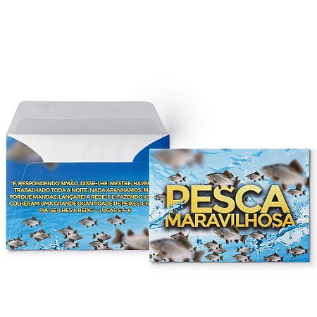 Envelope Colado a Pesca Maravilhosa – 100uni