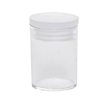 Frasco Gliter (100uni) 10ml Acrílico C/ Tampa Pressão