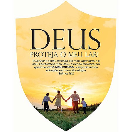 Escudo de papel  Proteção do Lar – 100 unidades