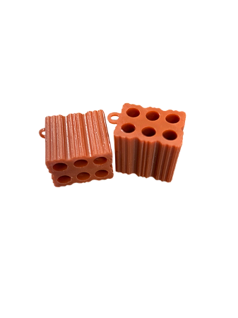 Tijolinho Para Campanha Evangélica mini - 50 unidades