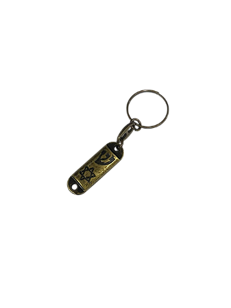 Chaveiro de metal Mezuzah - 50  unid