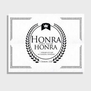 Lenço Honra para quem tem honra (Cento)