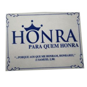Lenço Honra para quem honra (cento)