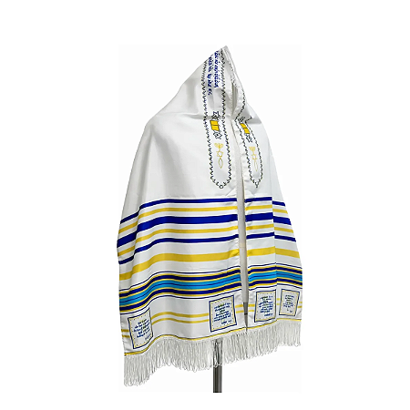 Talit /Estola Sacerdotal Réplica de Israel – azul