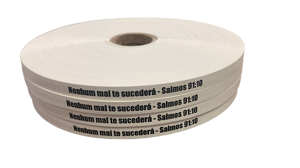 Fita Poliamida Salmo 91 nenhum mal te sucederá  – 1000 unid