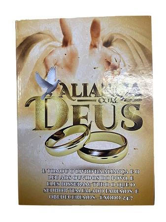 Caderno de Oração Aliança com Deus capa dura 96 folhas