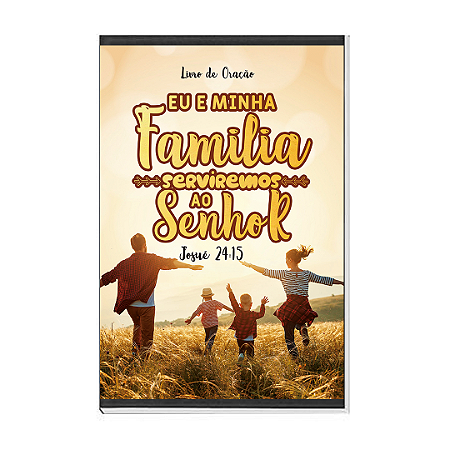 Caderno de Oração pela Família 96 folhas capa dura