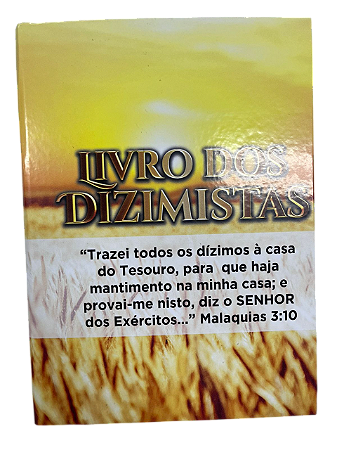 Caderno de Oração Dizimista Trigo 96 folhas