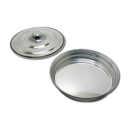 Bandeja De Pão Para Santa Ceia Alumínio 15 cm Diâmetro