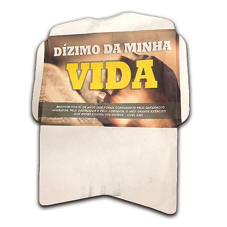 Envelope Aberto Dízimo da Minha Vida (100 unidades)