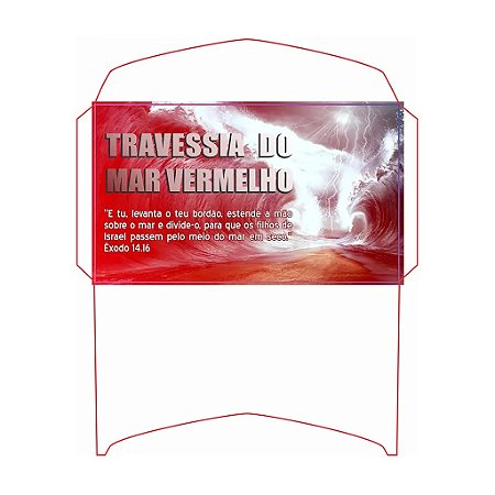 Envelope travessia do Mar Vermelho aberto (100 unidades)